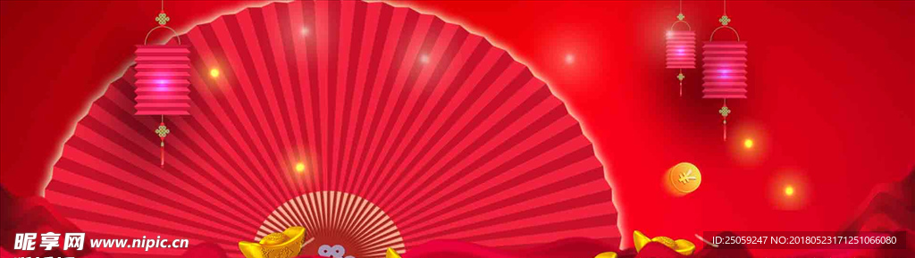 红色背景