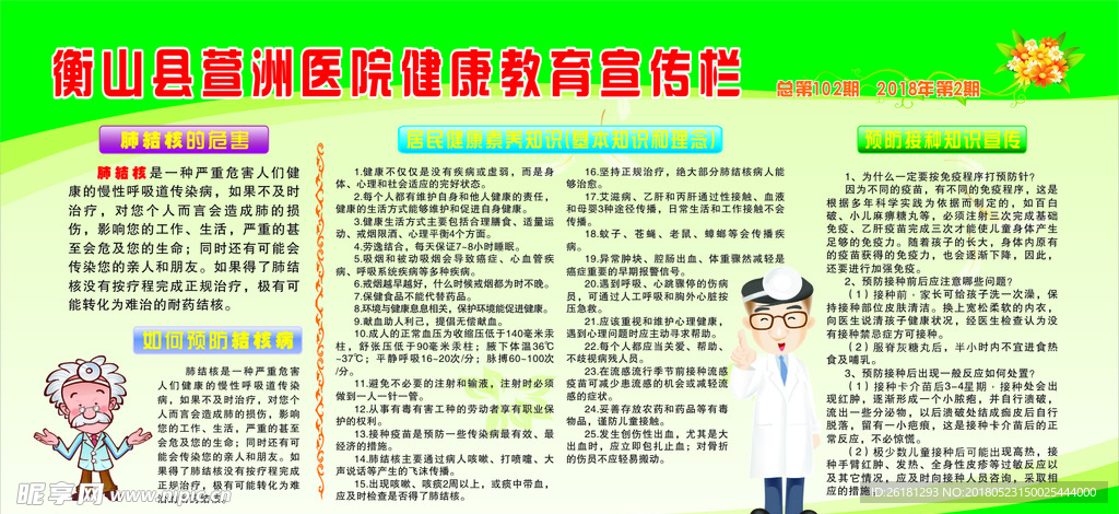肺结核宣传栏