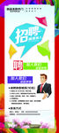 尚品本色木门招聘展架
