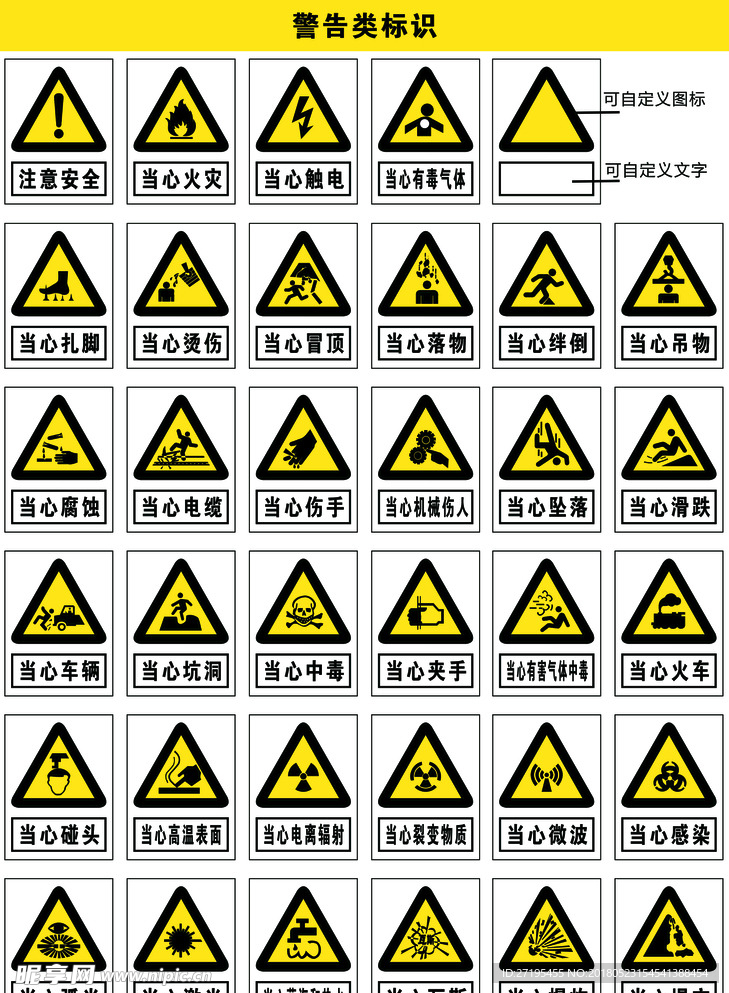 禁告类标识