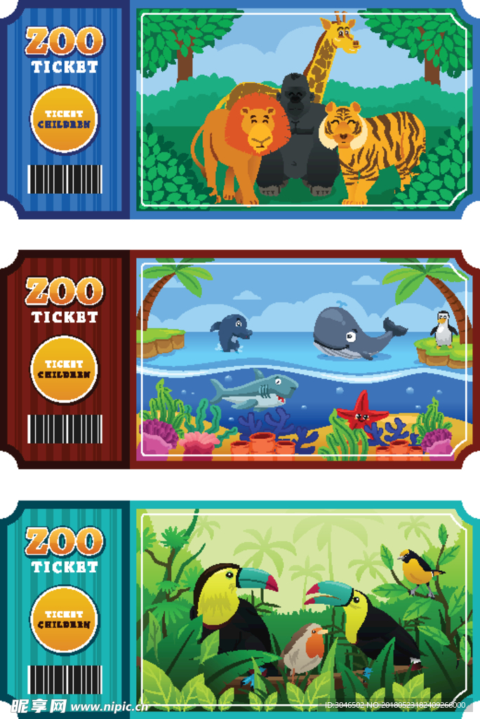动物园ZOO门票设计