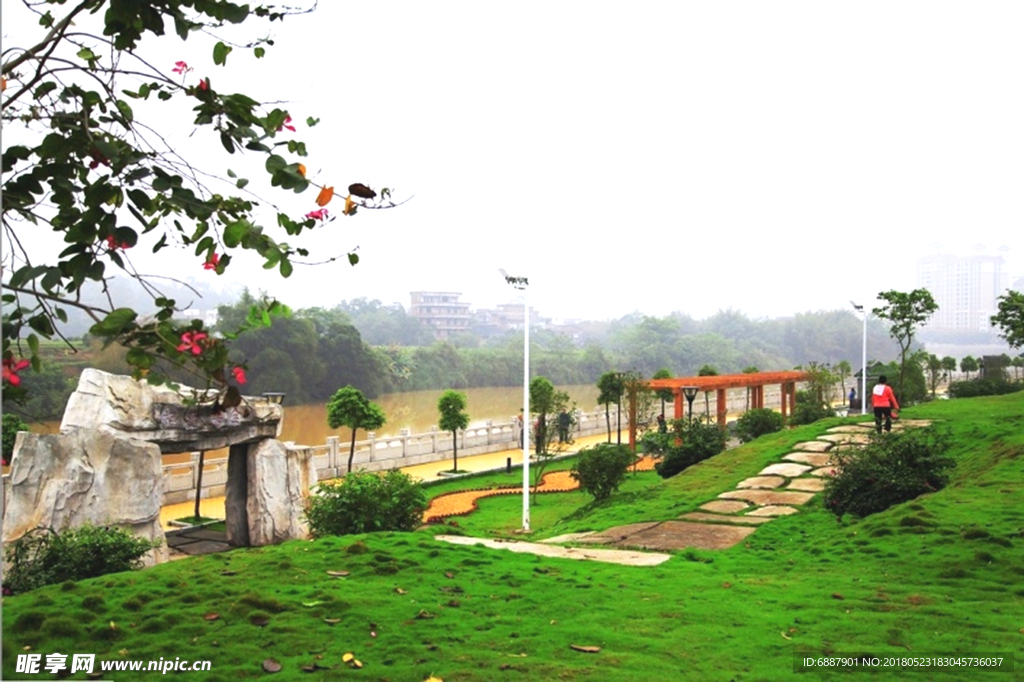 生态文明村 背景 摄影