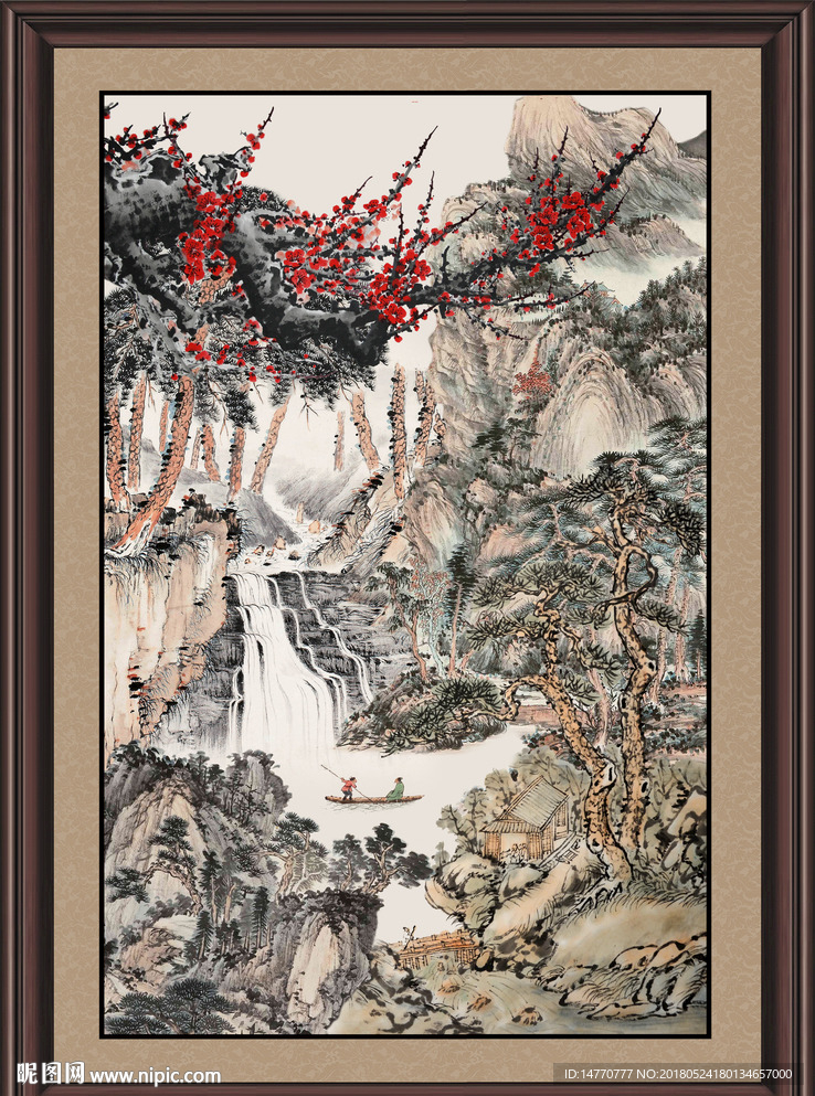 国画梅花