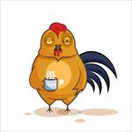 卡通鸡图片