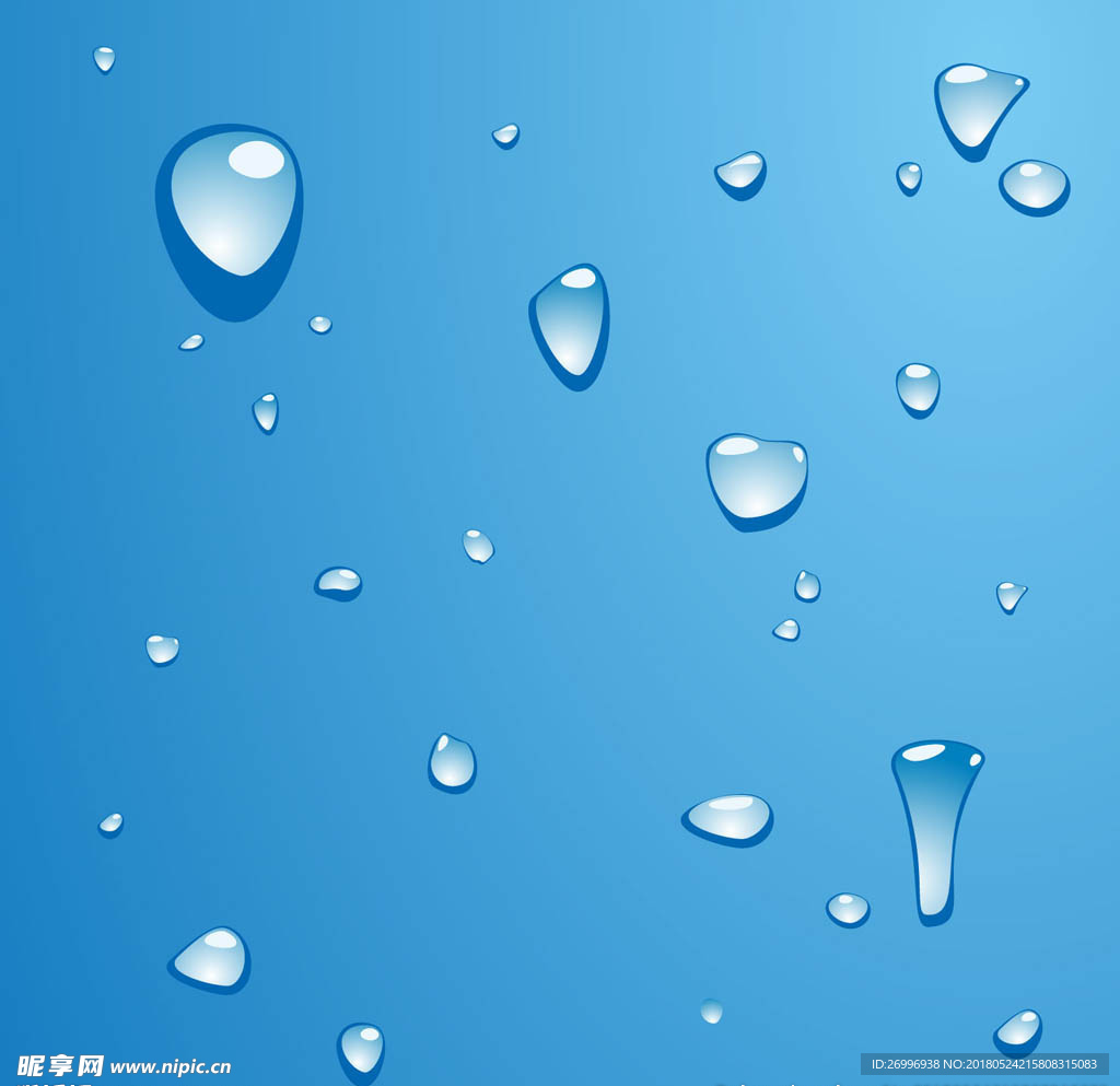 水滴背景图片