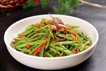 四季豆炒脆骨
