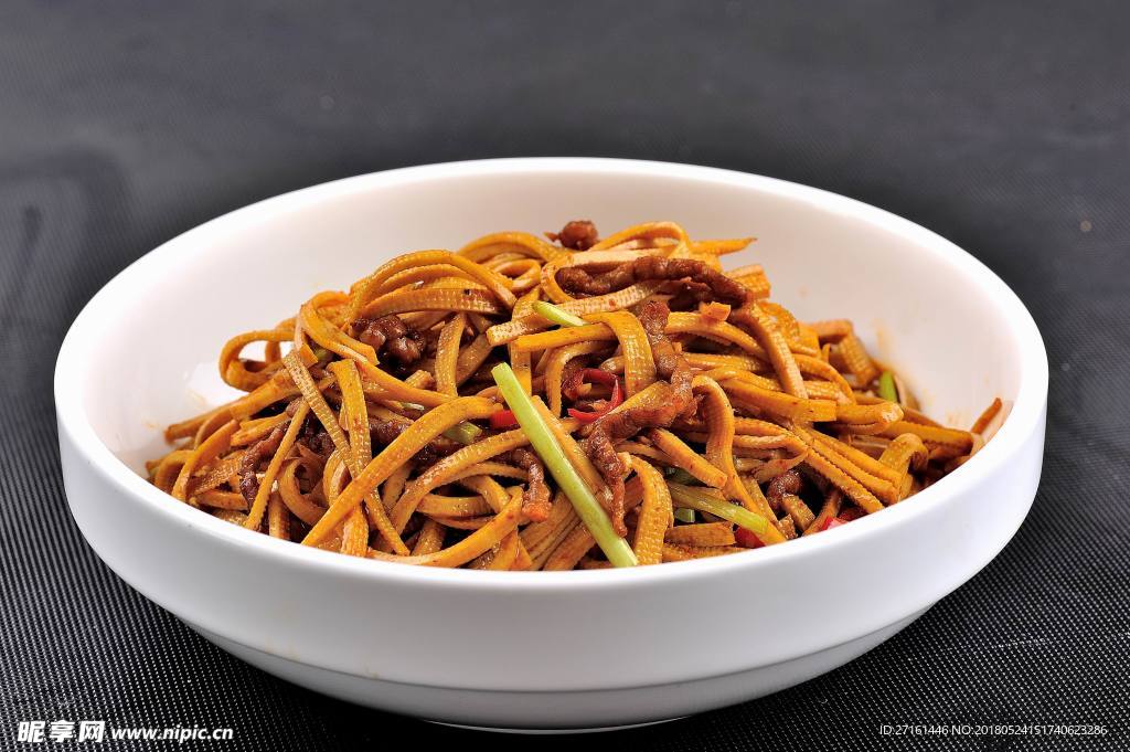土芹千张肉丝