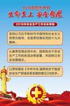 2018年安全生产月展板