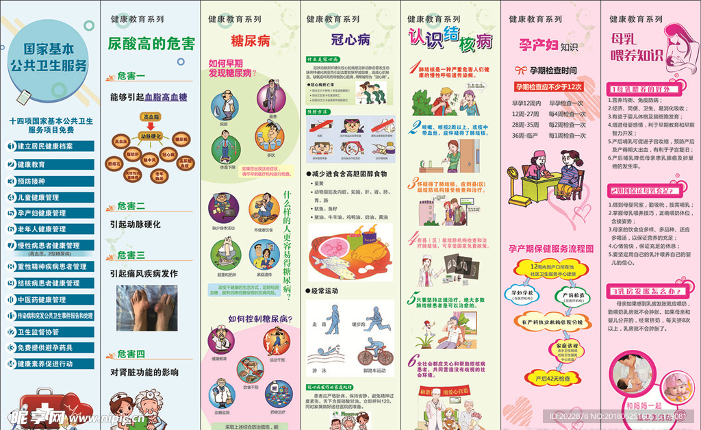 公共卫生服务屏风