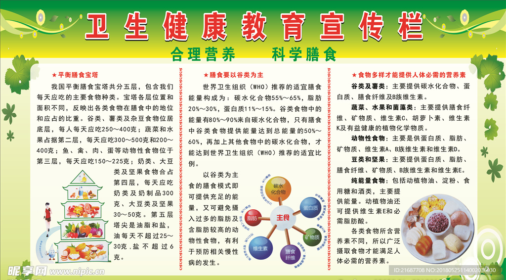 合理营养 科学膳食