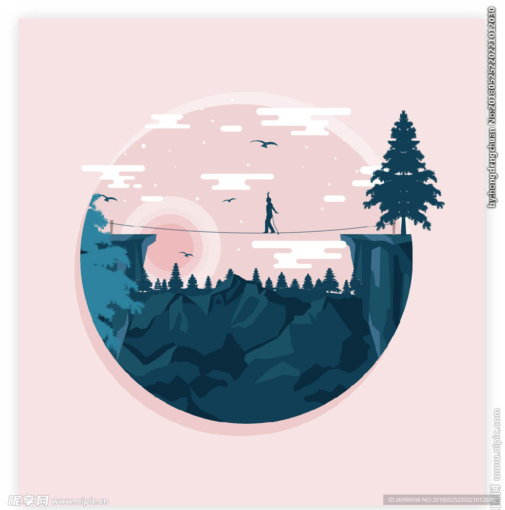 卡通插画背景图片