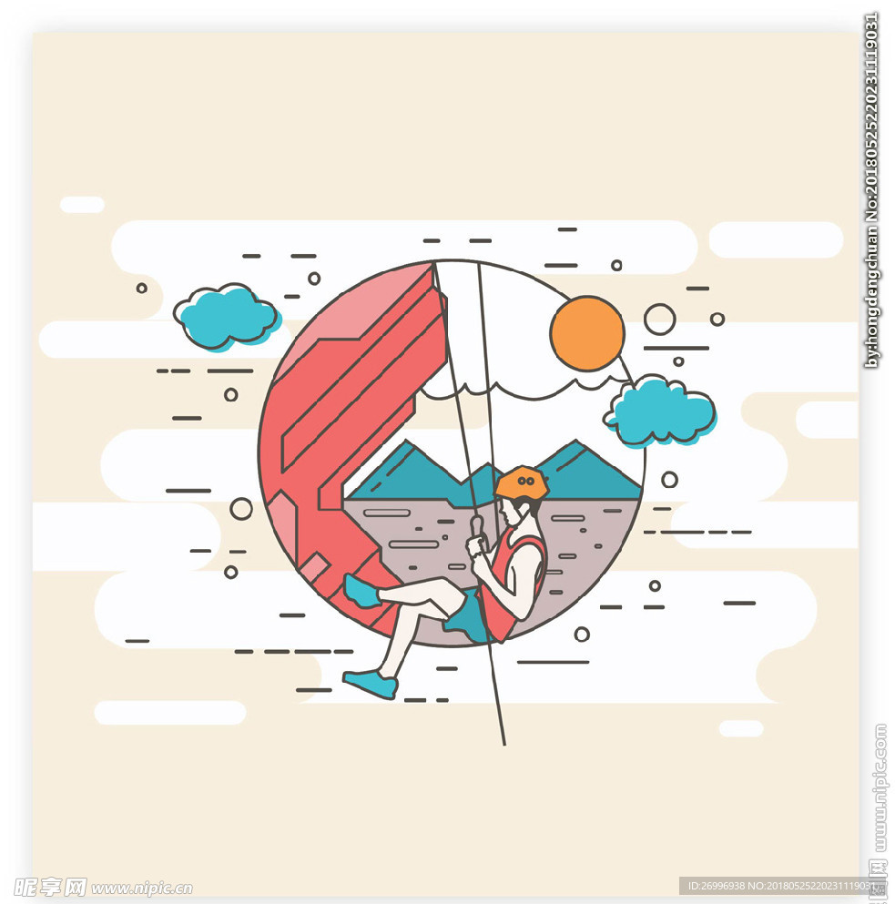 卡通插画背景图片