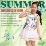 新款韩版女童连衣裙