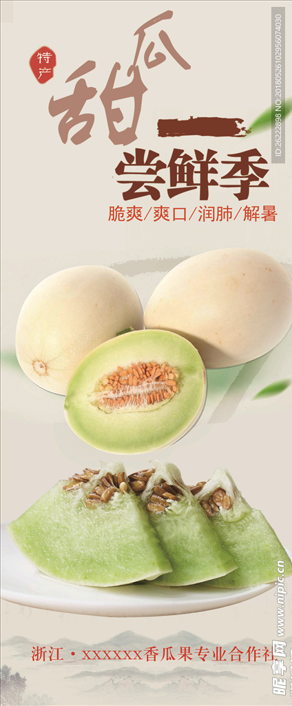 甜瓜尝鲜季