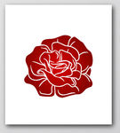 剪纸玫瑰花