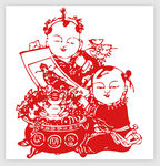 传统剪纸图案图片