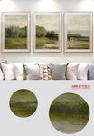 欧式风景油画美丽家园装饰画