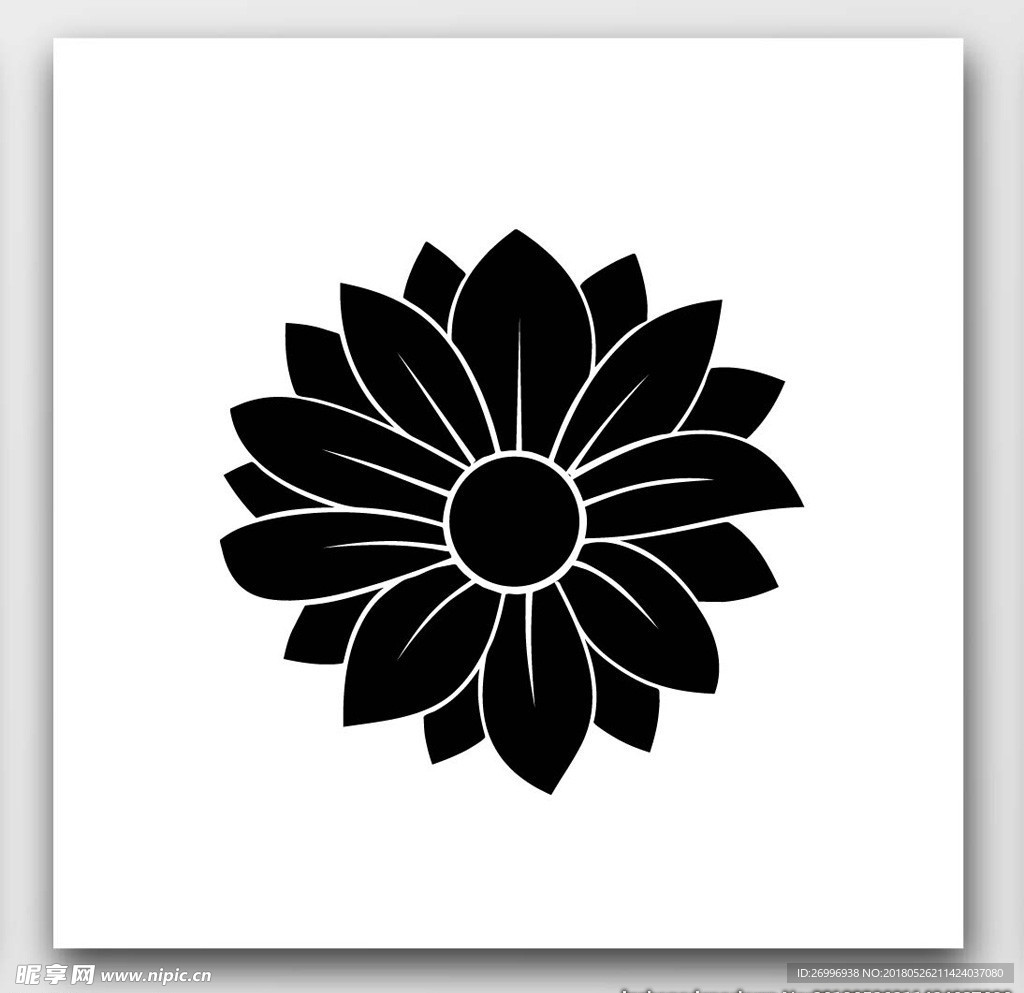 剪纸玫瑰花图片