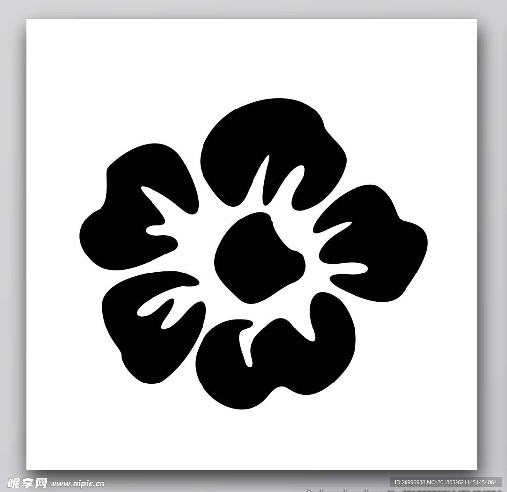 剪纸玫瑰花图片
