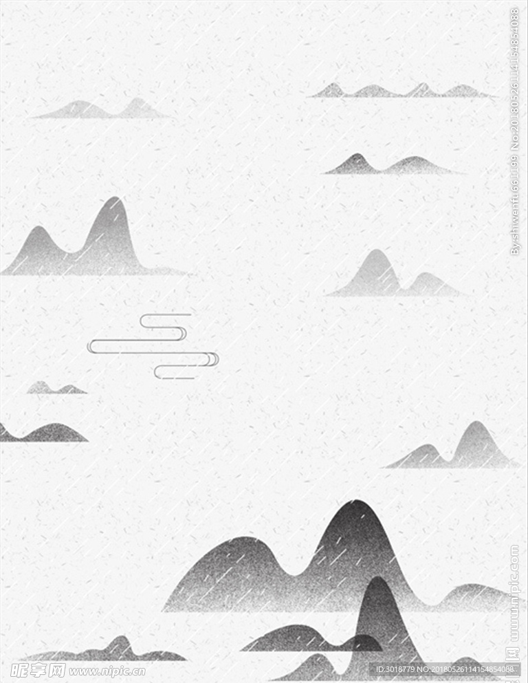 水墨山水画