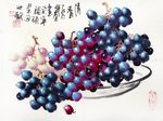 国画葡萄