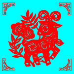 羊剪纸