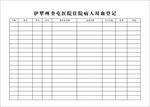 医院住院病人用血登记