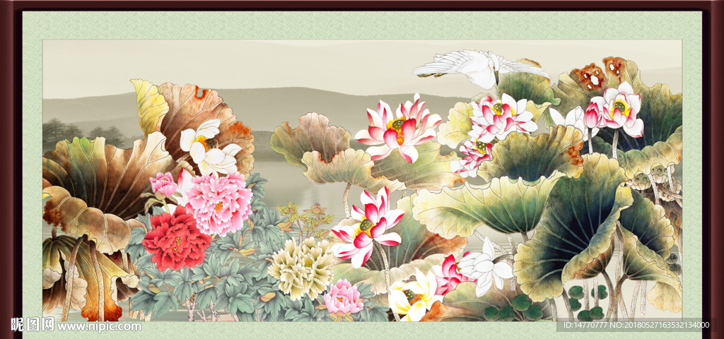 荷花图