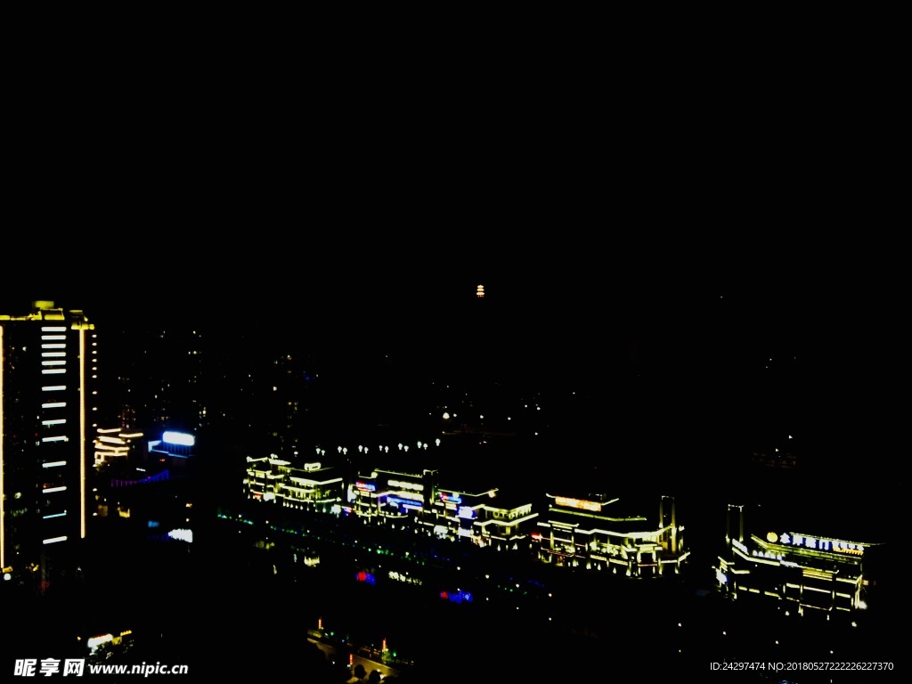 剑江夜景