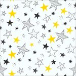 星星印花