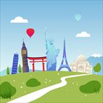 旅行插画