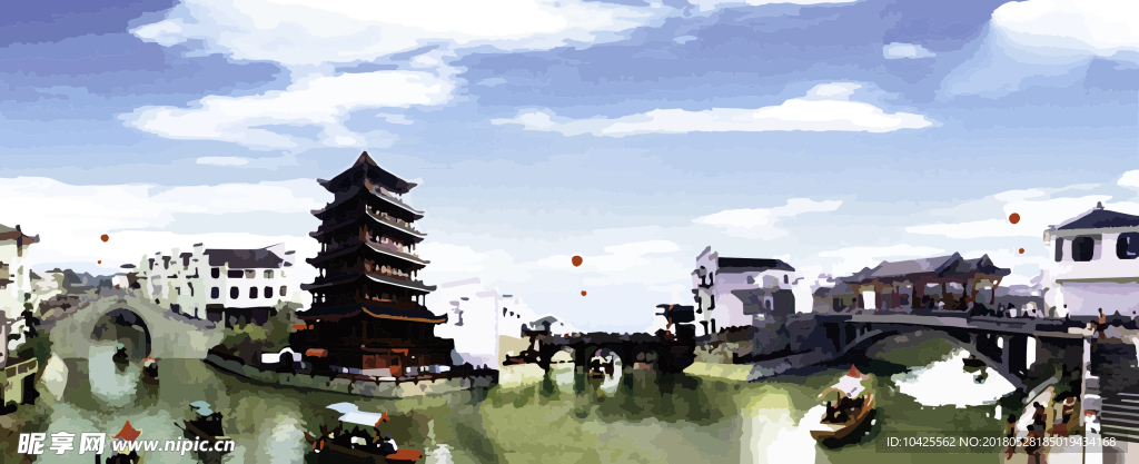 三河古镇