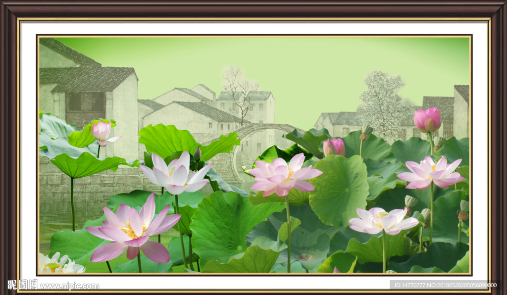 荷花江南