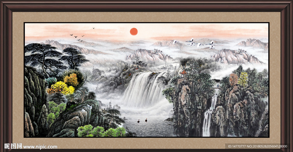 山水国画