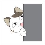 手绘卡通猫