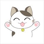 手绘卡通猫