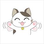 手绘卡通猫