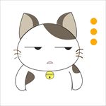 手绘卡通猫