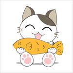 手绘卡通猫