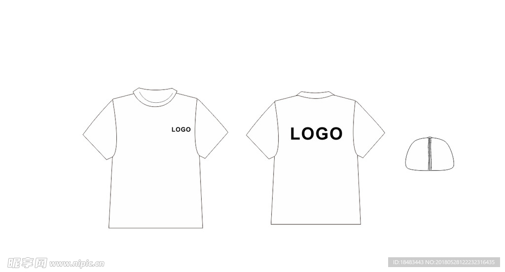 衣服模板图片