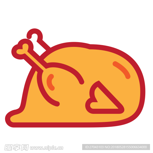 鸡腿图片设计素材png