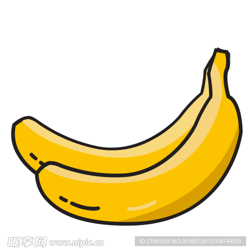 香蕉图片设计素材png
