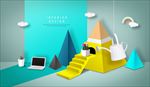 创意3D模型设计模板