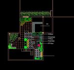某屋顶花园设计CAD平面图
