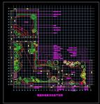 屋顶花园平面图CAD