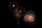烟花 新年 新年素材 彩色 喜