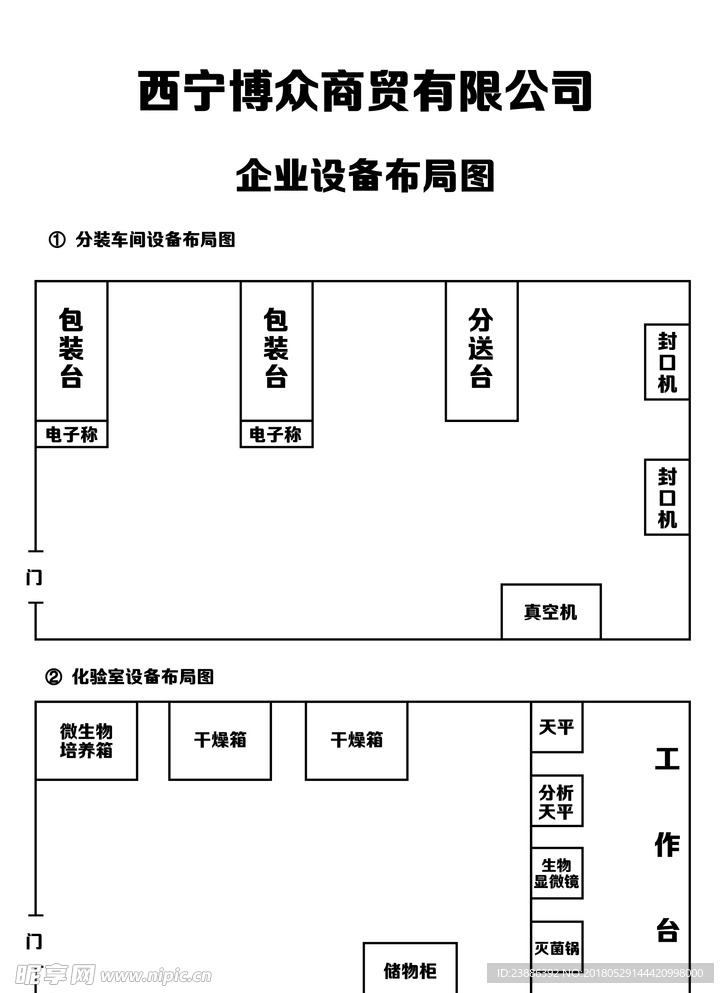 企业平面布局图