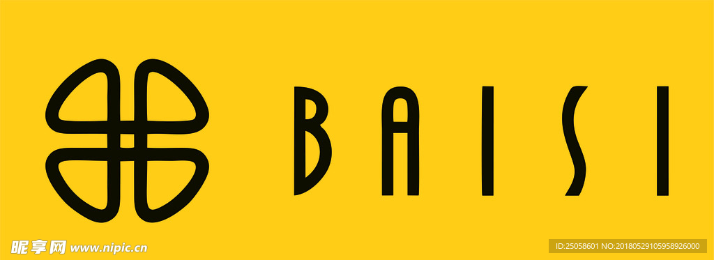 百丝logo BAISI标志