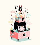 插画你的小可爱