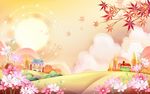 电脑桌面壁纸 植物花卉 花圃园